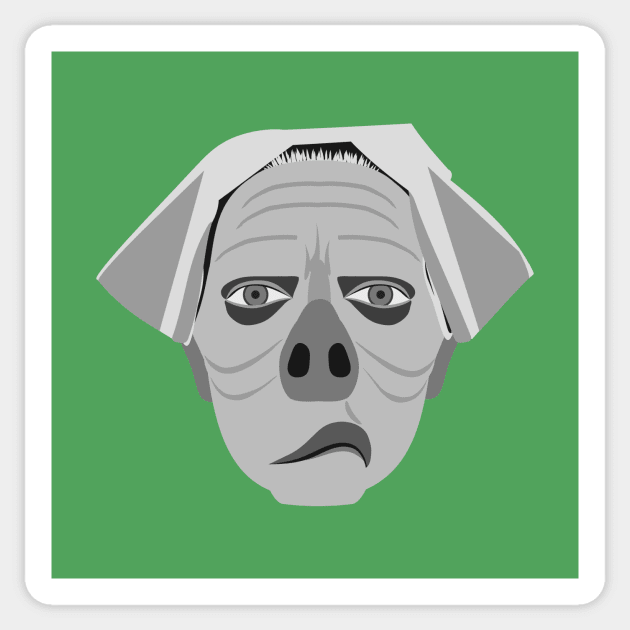 Eye of the Beholder (Twilight Zone) Sticker by PlaidDesign